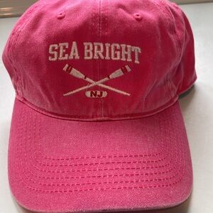 Pink Sea Bright New Jersey baseball Cap one size beach day hat